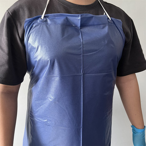 <span class=keywords><strong>Tablier</strong></span> jetable universel en PE gaufré, anti-salissures et imperméable, pour la cuisine domestique, le nettoyage et la protection personnelle - Product Image 2