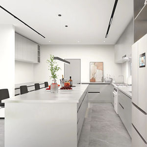 Armoire de rangement pour garde-manger de cuisine Armoire de buffet de cuisine haute Armoire de garde-manger pour aliments avec étagères pour salle à manger - Product Image 1