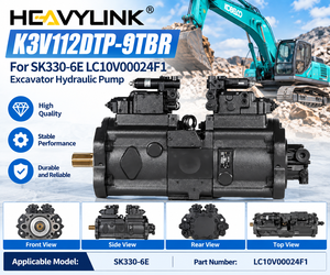 ปั๊มไฮดรอลิกสำหรับรถขุด K3V112DTP-9TBR รุ่น SK330-6E LC10V00024F1 อะไหล่เครื่องจักรก่อสร้าง - Product Image 1