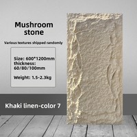 Nouvelle grande dalle de pierre PU légère pour le commerce extérieur, imitation pierre de culture, facile à installer, en polyuréthane, grand format