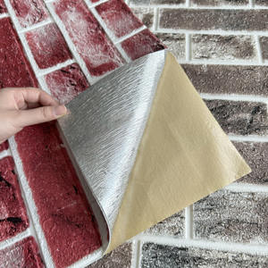 Papel Tapiz <span class=keywords><strong>Autoadhesivo</strong></span> 3D Moderno con Diseño Floral, <span class=keywords><strong>Revestimiento</strong></span> Impermeable para Paredes, Azulejos Decorativos para Cocina y Dormitorio, Insonorizante - Product Image 3