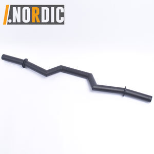 Comercial FAT <span class=keywords><strong>EZ</strong></span> Curl <span class=keywords><strong>Barra</strong></span> de 2 pulgadas Fosfato negro con recubrimiento en polvo Ideal para rizos de bíceps y tríceps para entrenamiento de lucha libre de brazos - Product Image 2