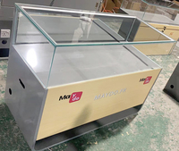 Vitrine de présentation de téléphones portables en métal moderne et durable, avec éclairage LED, pour magasin de téléphonie mobile, fournie par l'usine