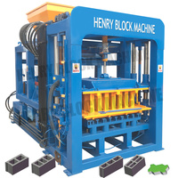 Machine de fabrication de briques Henry Qt4-18S Machine de fabrication de blocs de pavage pour équipement de construction avec ISO