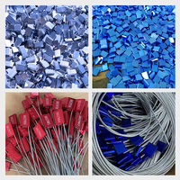 Precinto de alambre para cables de 2.0mm/2.5mm personalizado para contenedores de transporte de carga con logotipo y números