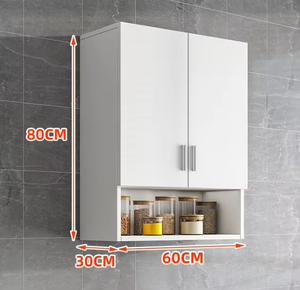 <span class=keywords><strong>Pensile</strong></span> da <span class=keywords><strong>Cucina</strong></span> Sospeso, Mobile Contenitore da Parete per Balcone, Credenza per Sala da Pranzo, Armadietto da Bagno a Muro - Product Image 5