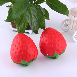 Slow-rebound Strawberry Simulation Fruit Model Ornament Stress-relief Toy - Product Image 5