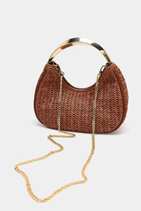 Sac de soirée élégant 2026 Nouvelle collection femme Design de niche Sac boulette avec poignée métallique et bandoulière - Product Image 6
