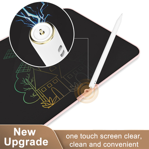 große größe 28 zoll grafik tablet touchscreen durchsichtig pädagogisches spielzeug <span class=keywords><strong>led</strong></span> kinder schreib-tablet typ-c ladeport