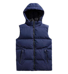 سترة مبطنة مطبوعة حسب الطلب للخريف والشتاء، جاكيت سميك مبطن بالريش، سترة تدريب مطبوعة بشعار مخصص - Product Image 3