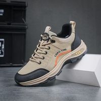 MD19 Chaussures de sport décontractées pour hommes, nouvelle collection printemps, respirantes, confortables, antidérapantes, légères et polyvalentes pour la randonnée