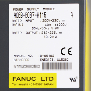 หน่วยควบคุมเซอร์โวแอมป์ A06B-6087-H115 <span class=keywords><strong>Fanuc</strong></span> สินค้ารับประกัน12เดือน A06B6087H115โมดูลหน่วยควบคุมการขับเคลื่อน <span class=keywords><strong>CNC</strong></span> - Product Image 6