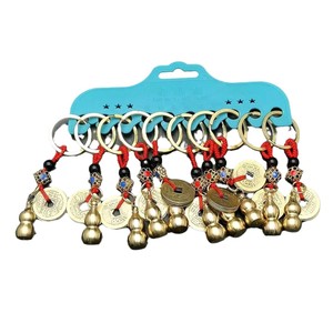 Porte-clés en alliage de gourde, pendentif en métal, décoration intérieure de voiture, cadeau pour amis et camarades de classe - Product Image 1