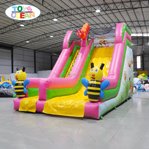 Nhà máy tùy chỉnh chất lượng cao sân sau hồ bơi trượt nước Inflatable trượt trẻ em khô trượt sân chơi để bán - Product Image 6