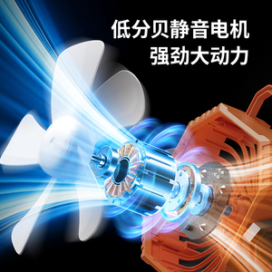 Ventilador de Camping para Exteriores, Recargable de 10000 mAh, Ventilador de Mesa para el Hogar con Luz, Temporizador, Banco de Energía, Ventilador Portátil para Tienda de Campaña, Viajes y Picnic - Product Image 4