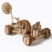 Kit de Rompecabezas 3D de Madera para Ensamblaje DIY, Modelo de Vehículo Aeroespacial Educativo para Mesa, Suministro al por Mayor
