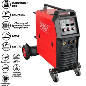 Soldadores mig, MIG-250T mig mag tig mma inversor máquina de solda inversor gás co2 sem gases máquina de soldadura 250a