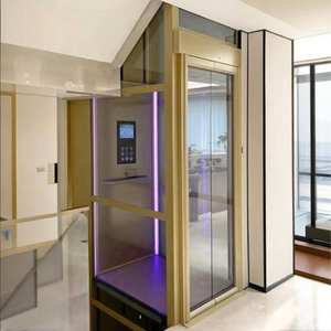 Ascenseur <span class=keywords><strong>domestique</strong></span> Bowete à faible bruit, villa résidentielle, ascenseur intérieur en or rose, petits ascenseurs - Product Image 4