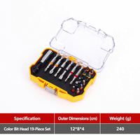 Kit d'embouts de tournevis magnétiques multifonctions, embouts hexagonaux Torx de précision avec support pour tournevis, ensemble d'outils de réparation pour la maison