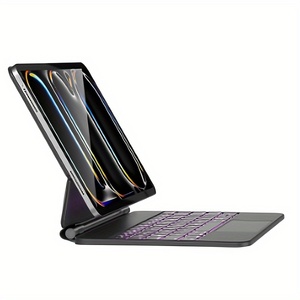 <span class=keywords><strong>Clavier</strong></span> Magique avec rétroéclairage et pavé tactile pour <span class=keywords><strong>iPad</strong></span> <span class=keywords><strong>Pro</strong></span> 11 pouces M4, <span class=keywords><strong>protection</strong></span> magnétique sans fil Bluetooth - Product Image 1