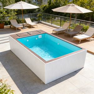 Multifunctional Equipment Swim Set Hot Sale Inground Fibre Glass Products Fiberglass Swimming Pool - Product Image 4