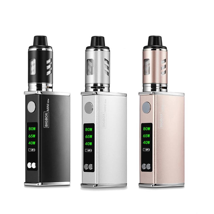 Hot popular LED box mod kits 2021 vape battery Refillable Bigbox 510 Thread 80W vape