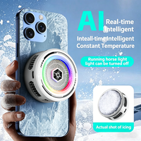 Refroidisseur de téléphone portable Elfora pour jeux, avec contrôle intelligent de la température par IA, pour diffusion en direct