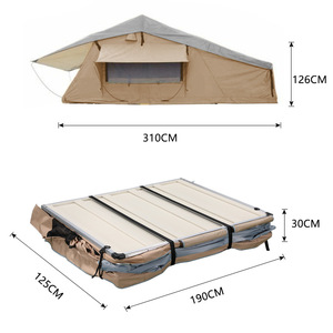 Tente de camping Eagle Long Soft-Top quatre saisons, imperméable, en tissu polyester, pour toit de voiture, montage rapide, du fabricant d'origine - Product Image 4