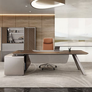 Mesa de oficina superventas, escritorio ejecutivo en forma de L para Ceo, muebles de oficina, escritorio de oficina, mesa de ordenador - Product Image 2