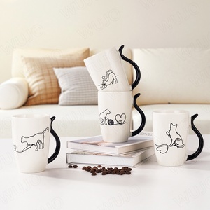 <span class=keywords><strong>Tazas</strong></span> <span class=keywords><strong>de</strong></span> Café con <span class=keywords><strong>Diseño</strong></span> <span class=keywords><strong>de</strong></span> Gato, Taza <span class=keywords><strong>de</strong></span> Cerámica con Asa <span class=keywords><strong>de</strong></span> Cola <span class=keywords><strong>de</strong></span> Gato Negra, <span class=keywords><strong>Diseño</strong></span> Personalizado - Product Image 1