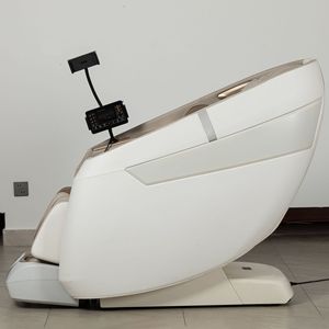 Fauteuil de massage à gravité zéro beige noir avec 30 airbags, rouleaux de massage des pieds, pour usage domestique - Product Image 2