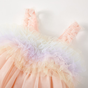 Vestido <span class=keywords><strong>de</strong></span> verano para bebés, cumpleaños <span class=keywords><strong>de</strong></span> bebé, un mes <span class=keywords><strong>de</strong></span> edad, vestido con tirantes <span class=keywords><strong>de</strong></span> cien años, ropa bonita y dulce para bebés - Product Image 4