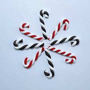 CEHNXI Vente en gros de mini bâtonnets de canne à sucre de Noël de 2,5 cm, 100 pièces, bricolage, artisanat, plastique, écologique, éducatif, fabrication de slime artisanal - Product Image 5