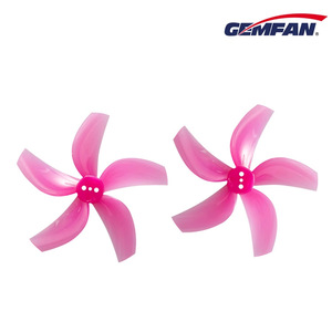 Hélice Gemfan de 5 Aspas de 63 mm, Color Rosa, para Drones de Carreras - Product Image 1