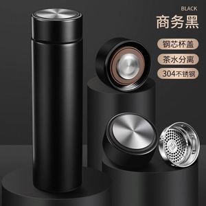 Business Gift Stainless Steel Double Layer Custom Logo Wholesale Sports Insulated Vacuum Coffee Tumbler <b>Bottle</b> Flask - Product Image 3