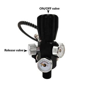 GP 4500psi-tanque de CO2 de Paintball, válvula de aire comprimido DIN, estación de llenado con manguera de carga de 20 pulgadas para juego de PCP - Product Image 2