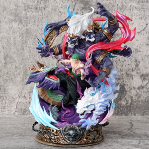 Caliente 21cm Roronoa <span class=keywords><strong>Zoro</strong></span> <span class=keywords><strong>figura</strong></span> <span class=keywords><strong>de</strong></span> Anime Ashura 9 <span class=keywords><strong>espadas</strong></span> <span class=keywords><strong>figura</strong></span> <span class=keywords><strong>de</strong></span> acción 2 cabezas estatua <span class=keywords><strong>de</strong></span> Pvc decoración colección modelo juguete para regalo - Product Image 4