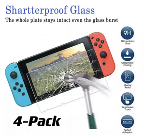 Protector de Pantalla de Vidrio <span class=keywords><strong>Templado</strong></span> Ultra Transparente 9H Anti-Rayones y Anti-Huellas para Consola de Juegos Nintendo <span class=keywords><strong>Switch</strong></span> 2 - Product Image 6