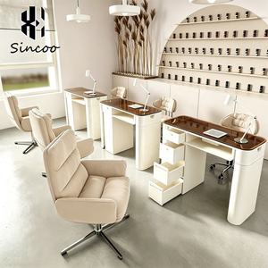 Modern Professional Multifunctional Easy-Clean MDF Material Beauty Salon Dust Collector <b>Nail</b> Technician Tech <b>Desk</b> <b>Nail</b> Tables - Product Image 5