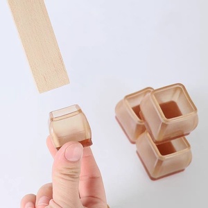 Silicone đồ nội thất chân bị bảo vệ Non-Slip im lặng cảm thấy được hỗ trợ chân miếng đệm chống xước sàn Savers cho ghế bảng cao su - Product Image 4