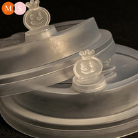 Couvercle en plastique PP jetable personnalisable de 90mm couvercles de tasses à café chaudes de Logo personnalisé et couvercle de tasse en PP de taille