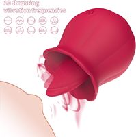 2026 Neues Design Nippel G-Punkt Rose Toy 2.0 Dicker Zungen-Vibrator Klitoraler Rosen-Vibrator Leckendes Erwachsenenspielzeug für Frauen