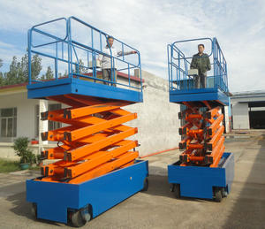 Mesa elevadora de tijera eléctrica del fabricante 500kg Capacidad de carga Material de acero de aleación de aluminio para industrias agrícolas minoristas usadas - Product Image 6