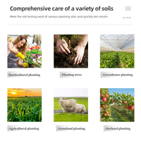 Testeur d'humidité du sol, de pH et de fertilité 3 en 1, analyseur, moniteur, avec capteur métallique pour outil de plantation de jardin