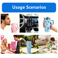 Vaso Térmico de Acero Inoxidable con Aislamiento de Doble Pared de 40 oz, Vaso Térmico de Acero Inoxidable con Aislamiento de Doble Pared de 40 oz con Asa