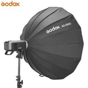 <span class=keywords><strong>Godox</strong></span> Softbox parabólico profundo plateado/blanco con rejilla de panal de abeja para <span class=keywords><strong>Godox</strong></span> <span class=keywords><strong>AD300Pro</strong></span> AD400Pro ML60, tamaño de 85cm, 1 unidad - Product Image 4