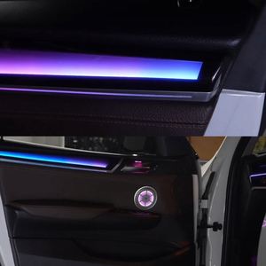 Luz Ambiental para Auto con 64 Colores de Arcoíris para BMW X3 X4 F25 F26 2012-2017, Iluminación Ambiental Interior, Barra de Luces LED de 12v - Product Image 4