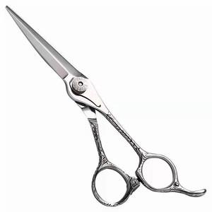 <span class=keywords><strong>Forbici</strong></span> Professionali da <span class=keywords><strong>Barbiere</strong></span> in Acciaio Inossidabile Lucidato Argento per Taglio e Sfilatura, con Punta Affilata, per Destrorsi - Product Image 5