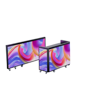 Cabine DJ pliable facilement transportable avec écran vidéo LED pour spectacles en direct