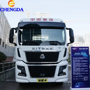 Sitrak caminhão trator 6x4 euro 5 6x6 420 460hp lng cng